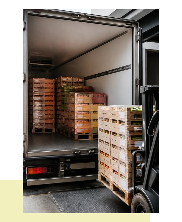 Перевозка сельхозпродукции на паллетах с доставкой в Балашова