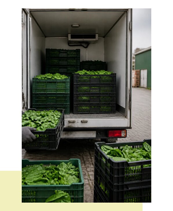 Перевозка шпината в Балашова с сохранением свежести продукции